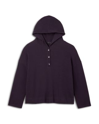 Waffle Double Knit Hooded Top