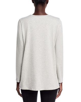 Striped Brushed Terry Easy Tunic