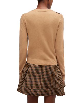 Wool &amp; Cashmere Argyle Cardigan