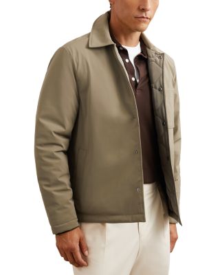 Parker Long Sleeve Nylon Patch Pocket Overshirt