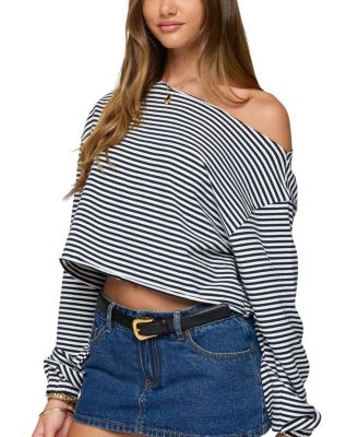 Aveline Off Shoulder Light Sweatshirt