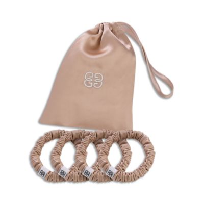 Silk Scrunchies, Set of 4