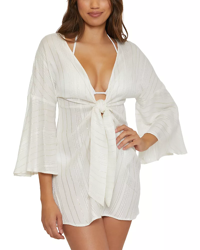 Becca by Rebecca Virtue Radiance Plunge Front Cover-Up Tunic