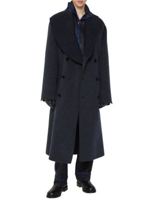 Wool Mohair Blend Coat