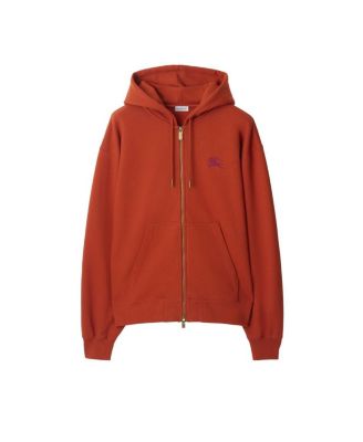 Gothic Logo Cotton Zip Hoodie