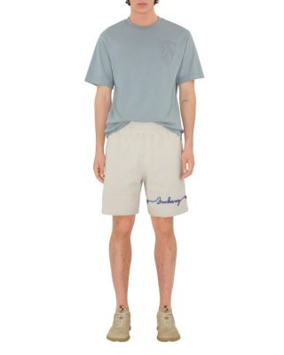  Knot Logo Cotton Shorts