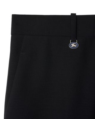 Wool Mohair Tailored Trousers