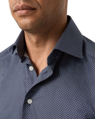 Slim Fit Button Front Twill Shirt
