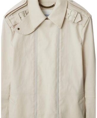 Bonded Cotton Trench Jacket