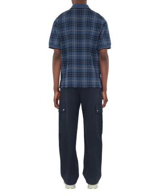 Check Cotton Polo Shirt