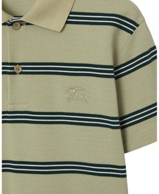  Striped Cotton Polo Shirt