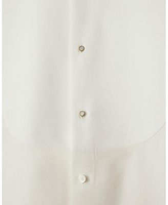 Slim Fit Cotton Silk Tuxedo Shirt