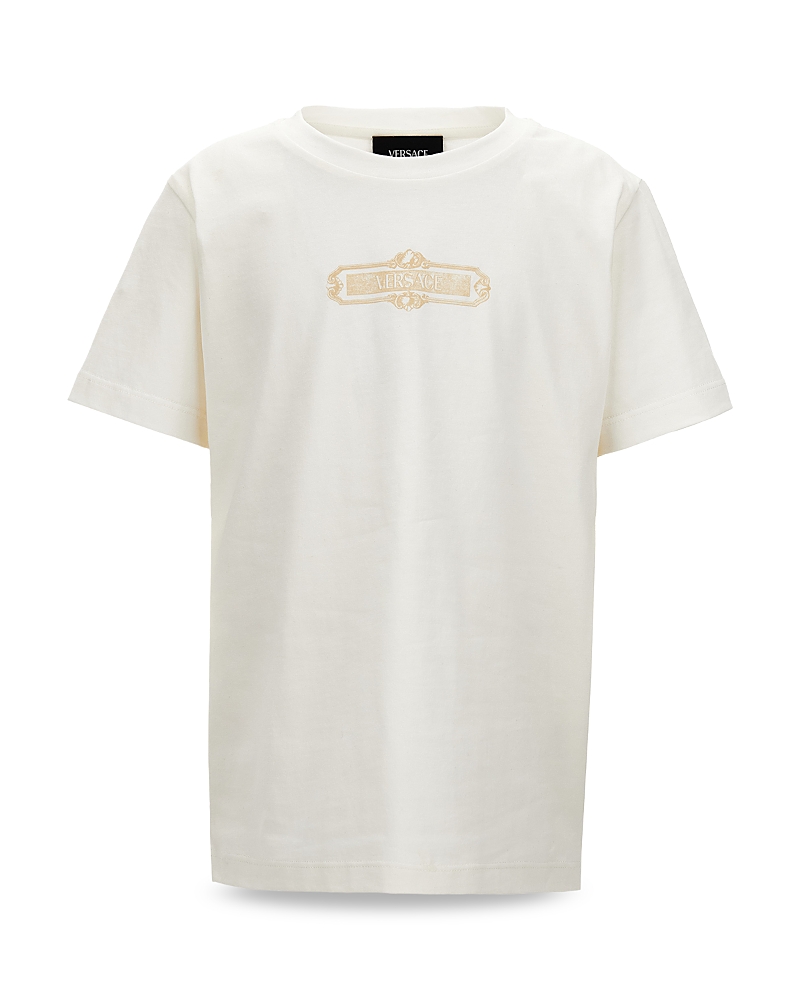 Versace Unisex Jersey Classic Logo Tee - Little Kid, Big Kid