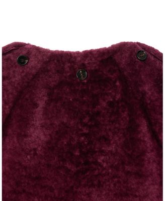 Detachable Scarf Shearling Jacket