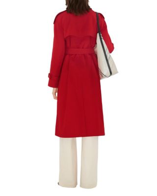 Long Check Collar Castleford Trench Coat