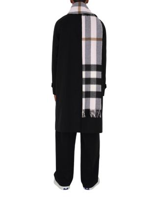 Check Cashmere Scarf