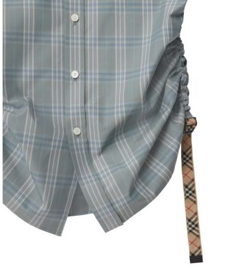 Slim Fit Check Cotton Shirt