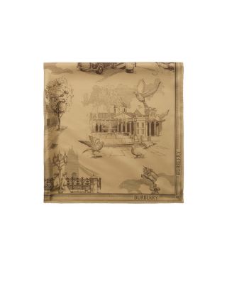  London Landmarks Silk Scarf