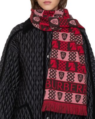  Chess Fair Isle Wool Scarf