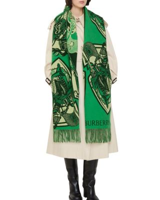  Charging Knight Wool Cashmere Scarf