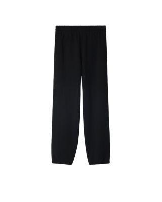 Check Label Cotton Jogging Pants