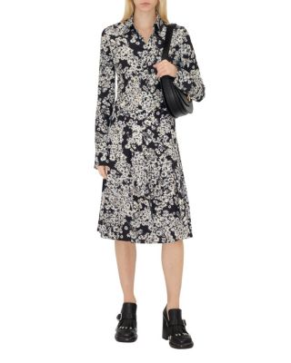  Pleated Daisy Silk Skirt