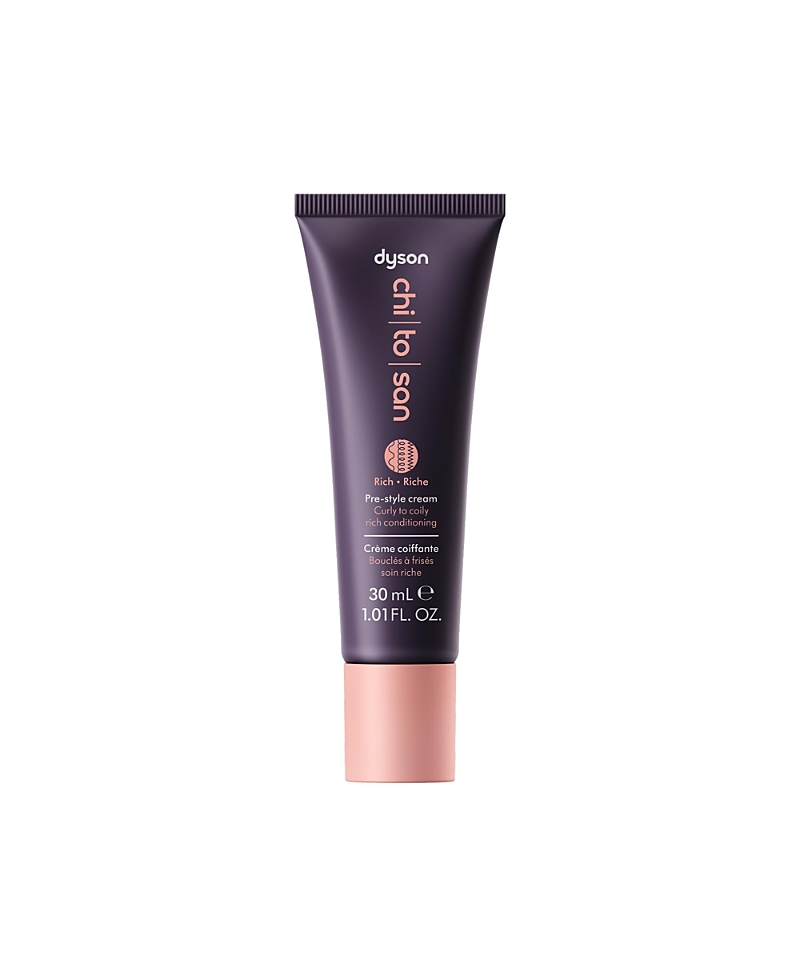 Dyson Chitosan Pre-style cream travel mini, Curly to coily, Rich conditioning, 30mL