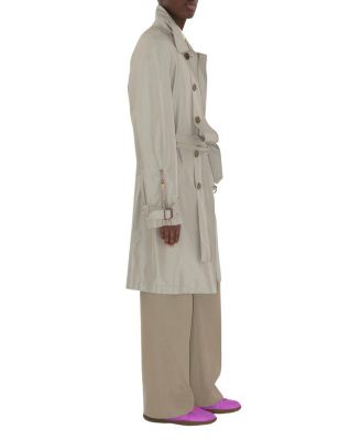  Long Silk Car Coat