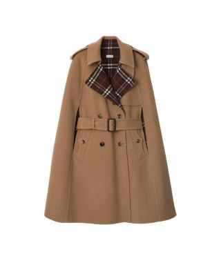 Wool Belmont Trench Cape