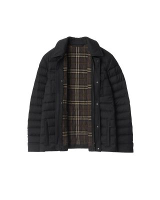 Wool Flannel Padded Overshirt