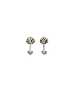 Enamel Check Cufflinks