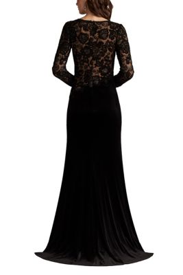 Forena Embroidered Crepe Gown
