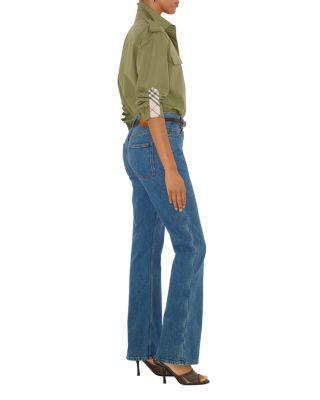  High Rise Bootcut Jeans