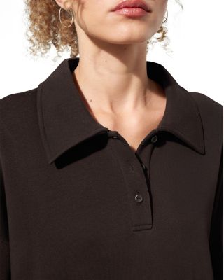  SILKERRY Oversized Heirloom '89 Polo Collar Sweatshirt