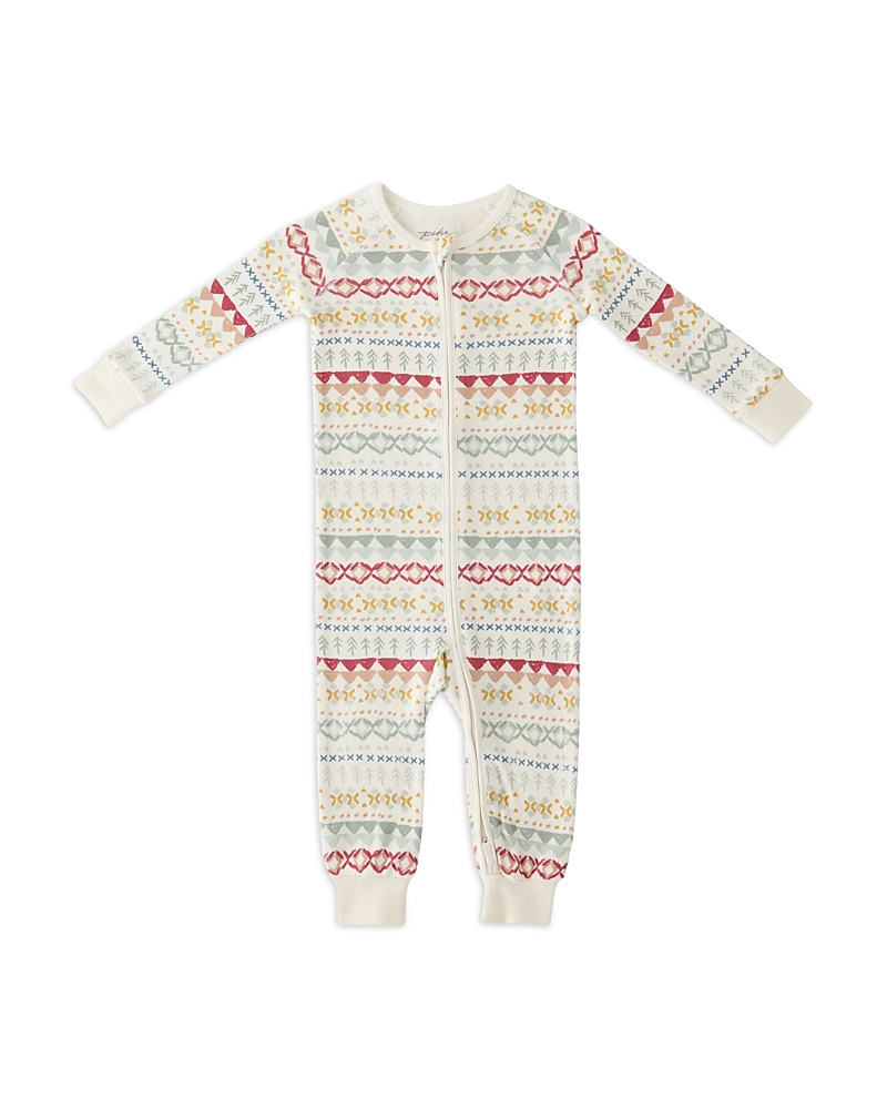 Pehr Unisex Fair Isle Ribbed Footless Sleeper - Baby