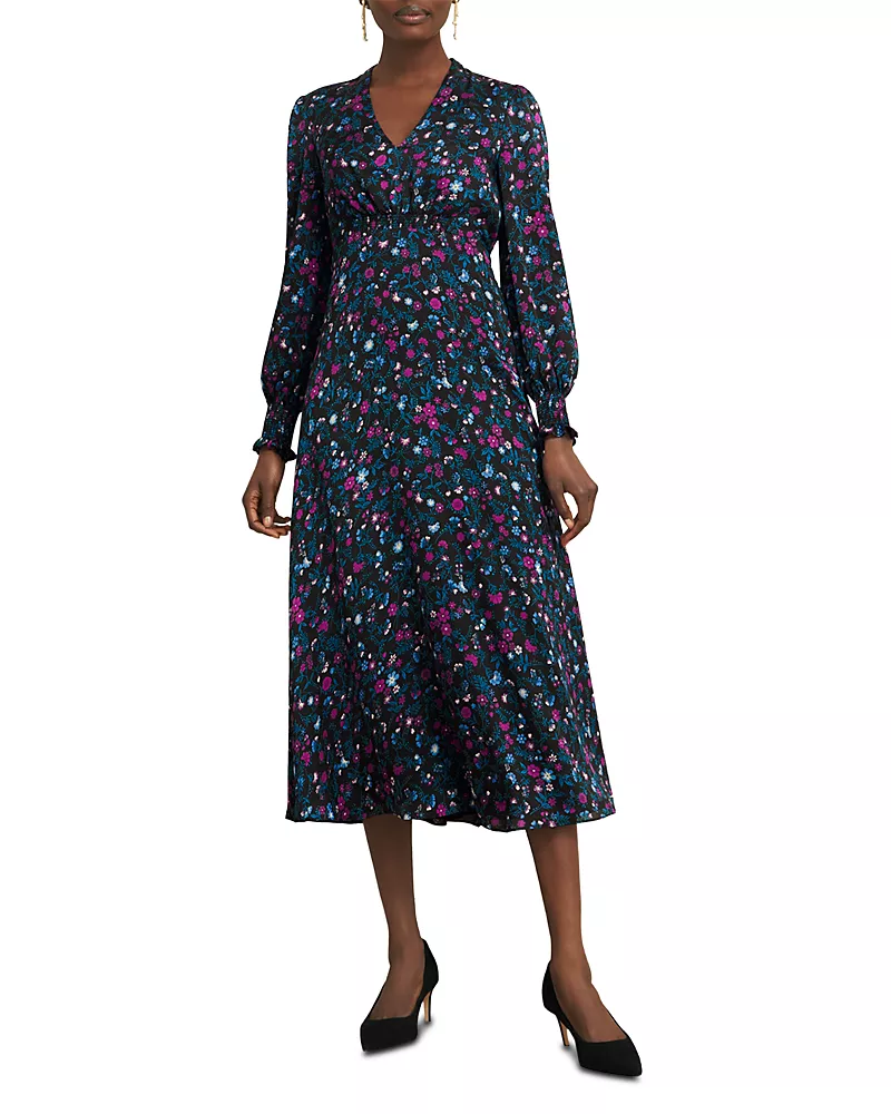 Hobbs London Petite Isabella Midi Dress