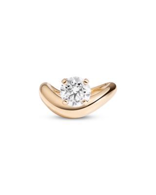 Certified Lab Grown Diamond Cloud Round Ring in 14K Yellow Gold, 2.0 tcw