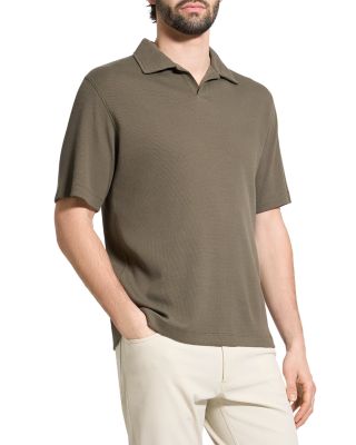 Short Sleeve Ribbed Polo Shirt