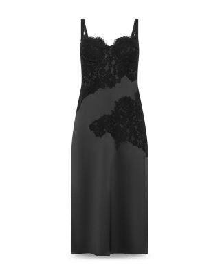 Fenna Silk Lace Appliqu&eacute; Dress