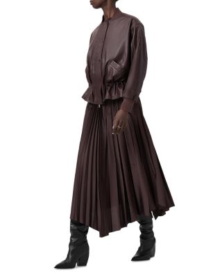 Sofi Leather Bomber Jacket