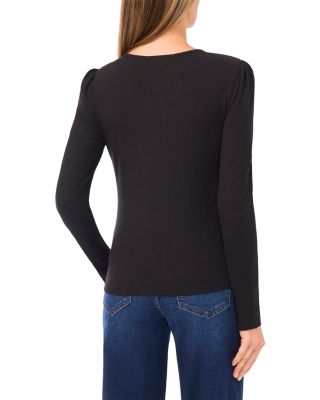 Keyhole Long Sleeve Top