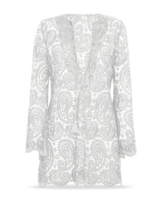 Ansley Paisley Crochet Cover Up Dress