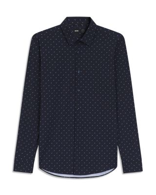 Hank Kent Slim Fit Button-Front Shirt