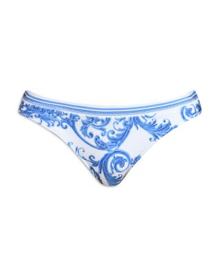 Lexie Baroque Over The Shoulder Bikini Top & Nicole Baroque Bikini Bottoms