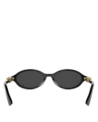 DiorTreasure Oval Sunglasses, 51mm