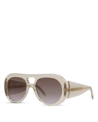 Bold Round Sunglasses, 53mm