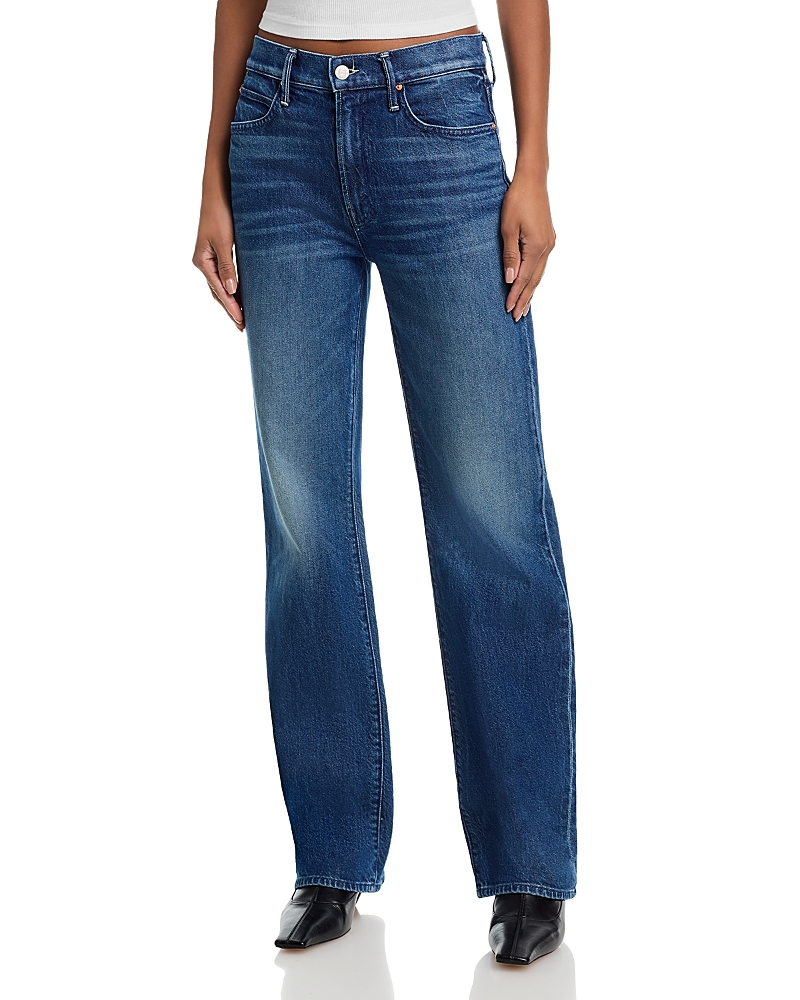 Mother The Kick It High Rise Straight Jeans in Which is Witch