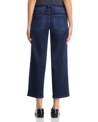 Stride High Rise Cropped Wide Leg Jeans in Upland
