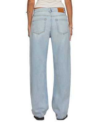 Alida High Rise Loose Bowed Jeans in Sanctuary