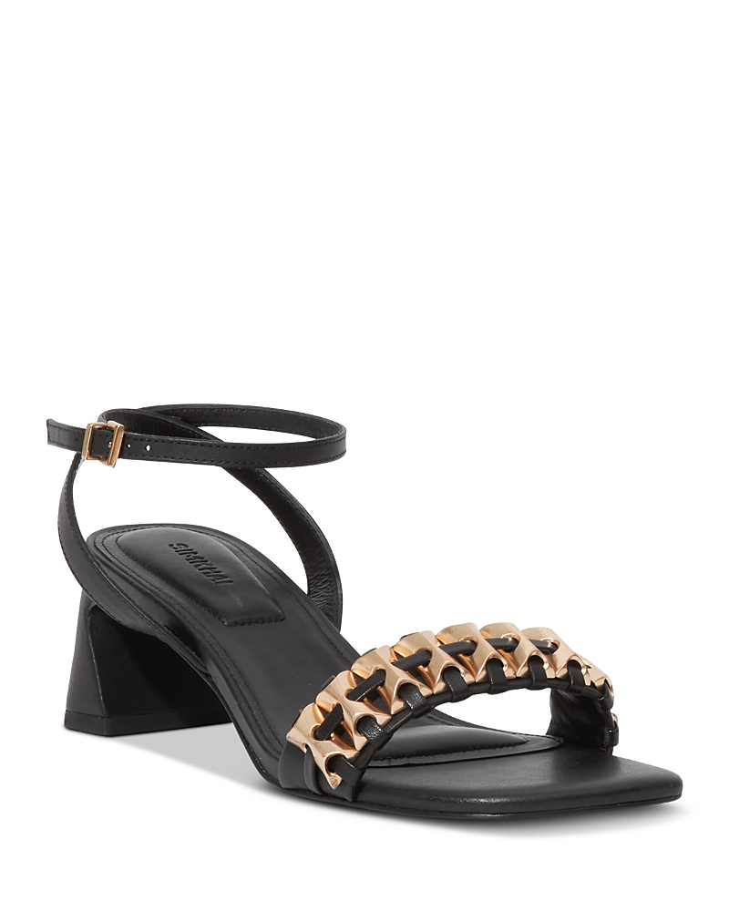 Simkhai Women's Faye Beaded Leather Sandals